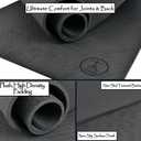 Tatago Extra Thick Yoga Mat Wide & XL-Our 10mm Extra Large Yoga Mat Thick Extra Wide And Long For Total Joint Cushioning. A Large Exercise Mat Thick And Perfect For Home Workout Pilates Or Studio.