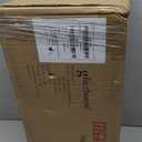 Glitzhome 3 Pack Glass Pumpkin Centerpiece, Handmade Glass Pumpkin Table Top Seasonal Decoration, Gray Marble Color