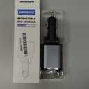 SUPERONE Retractable Car Charger, 69W Car Charger USB C Fast Charging with Dual Type C Cables, Car Accessories Charger Adapter Compatible with iPhone 17/16/15/14/13/12 Series, iPad, Galaxy, Pixel