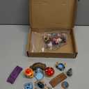 Unittype 19 Pcs Gnome Garden Accessories Tiny Fairy Gnome Figurines Miniature Bridge Mushroom Lighthouse Water Well Pond Resin Garden Decorations Miniature Figurines for Craft