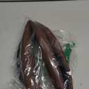 SHIAWASENA Car Steering Wheel Cover, Leather, Universal 15 Inch Fit, Anti-Slip & Odor-Free (Black&Brown)