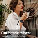 MAIRUI Resin Stretchy Watch Band Compatible with Apple Watch 38/40/41/42/44/45/49mm Elastic Bracelet Strap Dressy Slim Wristband Women Men for iWatch Series Ultra/SE/9/8/7/6/5/4/3/2/1