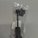 METOWARE Trailer Tongue Coupler Lock 1/4" Dia, 3-1/2" Span, Trailer Hitch Lock for Latch-Type Coupler, Black Trailer Pin Lock for Towing Trailer RV Car Boat Truck (1 Pack)