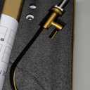 Gold Swan Neck Swivel Kitchen Sink Filter Tap Filtered Faucet for Clean Drinking Water