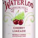 Waterloo Sparkling Water, Cherry Limeade Naturally Flavored, 12 Fl Oz Cans (Pack of 12) Zero Calories and Zero Sugar or Sweeteners (EXP 06/18/26)