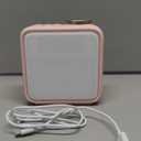 AIRIVO Alarm Clock Night Lights, Rechargeable Alarm Clock for Bedrooms, 6 Scenes & White Noise Sync, Dual Alarms & Snooze, for Heavy Sleepers, Gifts for Kids Teens (Pink)