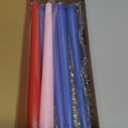 Nuanchu 6 Pcs Lenten Taper Candle Set Easter Holy Week Candle Purple Pink Red 10 Inch Lent Colorful Velas De for Easter Devotional Church Home Decoration Party Supplies, Wooden Holder Not Included