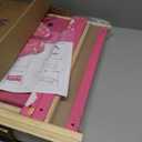 Art Easel for Kids Easel for Toddlers,Adjustable Standing Wooden Toddler Easels White Board & Chalkboard for Kids,Paint Art Easel for Kids 2-4 4-8 9-12 Painting Easels Birthday Gift (Pink)