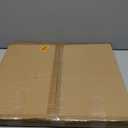 Fancial Round Side Table，Metal Small Bedside Nightstand, 16.73" D x 16.73" W x 20.47" H, Black