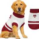 Dog Sweater Knitted for Small to Large Dogs Boy Girl, Classic Turtleneck Dog Christmas Sweaters, Warm & Soft Pet Clothes for Winter (Love Red, XL)