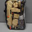 deAO Army Soldier Dress Up for Kid Military Costume Set Role Play with Helmet Accessories Solider Boy Dress up Halloween (Large, Yellow)