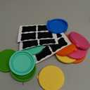 12 Pack Silicone Oui Yogurt Jar Lids with 12 Labels, Food-Grade Lids for 5Oz Oui Yogurt Jars, Reusable Silicone Canning Covers Perfect for Oui Yogurt Bottle(Jar not Includ) (Multicolor)