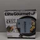 Elite Gourmet EMG1100 11" Electric Indoor Nonstick Grill Dishwasher Safe, Cool Touch, Fast Heat Up Ideal Low-Fat Meals, Includes Tempered Glass Lid, Black (ONLY LID)