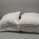 HITO 18x18 Pillow Inserts (Set of 4)- 100% Cotton Covering Down Alternative Throw Pillows White for Couch Bed Sofa