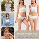 Wireless Strapless Bra (XX-Large, White)