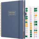 2 x And Per Se Teacher Planner 2025-2026 Academic Year -Teacher Lesson Planner from July 2025 to June 2026, 8.5" x 11", Weekly & Monthly Planning for Teachers with Monthly Tabs, Stickers (Stone Blue)