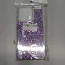 Esakycn for iPhone 16 Pro Case Glitter, Shiny Bling Sparkly Design Phone Cover for Women Girls Cute Soft TPU Slim Shockproof Protective Phone Case for iPhone 16 Pro 6.3", Purple