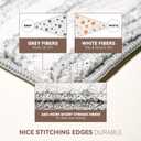 Microfiber Flat Mop Pads, 13-Inch Washable and Reusable Refills, 6-Pack Replacement for Wet and Dry Floor Cleaning, Compatible with 11-13" Hook and Loop (Velcro) Flat Mops (13.0  4.9 x 0.2)