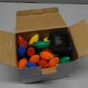 50 LED C9 Christmas Lights,26.5Ft C9 Christmas Lights Battery Operated C9 Christmas String Lights Timer 8 Lighting Modes for Indoor Outdoor Xmas Tree Garden Patio Party Christmas Decorations