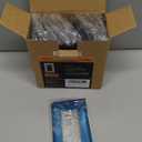 BESTTEN Decorator Switch or Receptacle Outlet Metal Wall Plate, Stainless Steel Outlet Cover with Protective Film, Durable Corrosion Resistant, 1-Gang 4.50" x 2.76", 30 Pack, Silver