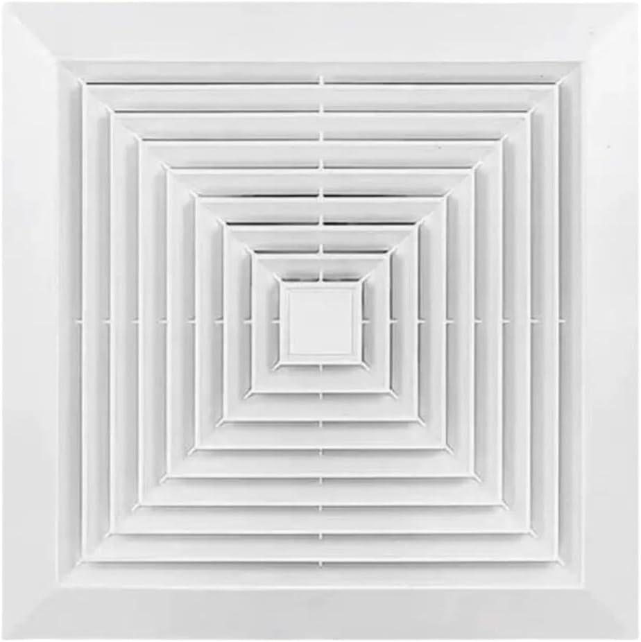 12x12 Bathroom Exhaust Fan Cover with Springs, Replacement Vent Cover for Broan-Nutone Exhaust Fan, Ceiling Air Diffuser Square (31Wx31L(cm) -white