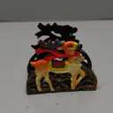 Christmas Cast Iron Napkin Holder - Retro Industrial Tissue Paper Dispenser for Table, Festive Deer Design, Durable Pure Iron Napkin Stand for Paper Napkins, Exquisite New Home Warm-Up Gift