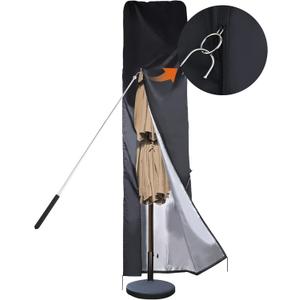 Cantilever Umbrella Covers for Outdoor Umbrellas 9-13ft,420D Oxford Fabric Patio Offset Umbrella Cover or Large Market Umbrella,Garden Umbrella Cover with Waterproof Zipper,Top Vent Cantilever Umbrella Covers for Outdoor Umbrellas 9-13ft,420D Oxford Fabric Patio Offset Umbrella Cover or Large Market Umbrella,Garden Umbrella Cover with Waterproof Zipper,Top Vent