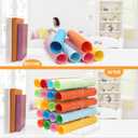 Vinyl Storage Rack 25-Holes Vinyl Holder Acrylic Vinyl Roll Storage for Craft Room, Vinyl Organizer for up to 25 Vinyl Rolls (25Holes)