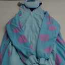 Wishliker Adult Onesie Animal Pajamas Halloween Cosplay Costumes Party Wear Blue (Large, Sully)