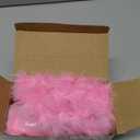 4 Pcs Princess Porch Goose Outfit for 23" 17" Cement Lawn Goose Costume Crown Necklace Tutu Skirt Feather Trim(Pink)