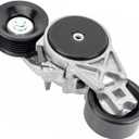 38257 Belt Tensioner w/Pulley Assembly for 2003-2005 Ford Excursion 6.0L, 2004-2005 E-350 Club Wagon 6.0L, 2004-2010 E-350/450 Super Duty 6.0L, 2003-2007 F-250/350/450/550 Super Duty 6.0L