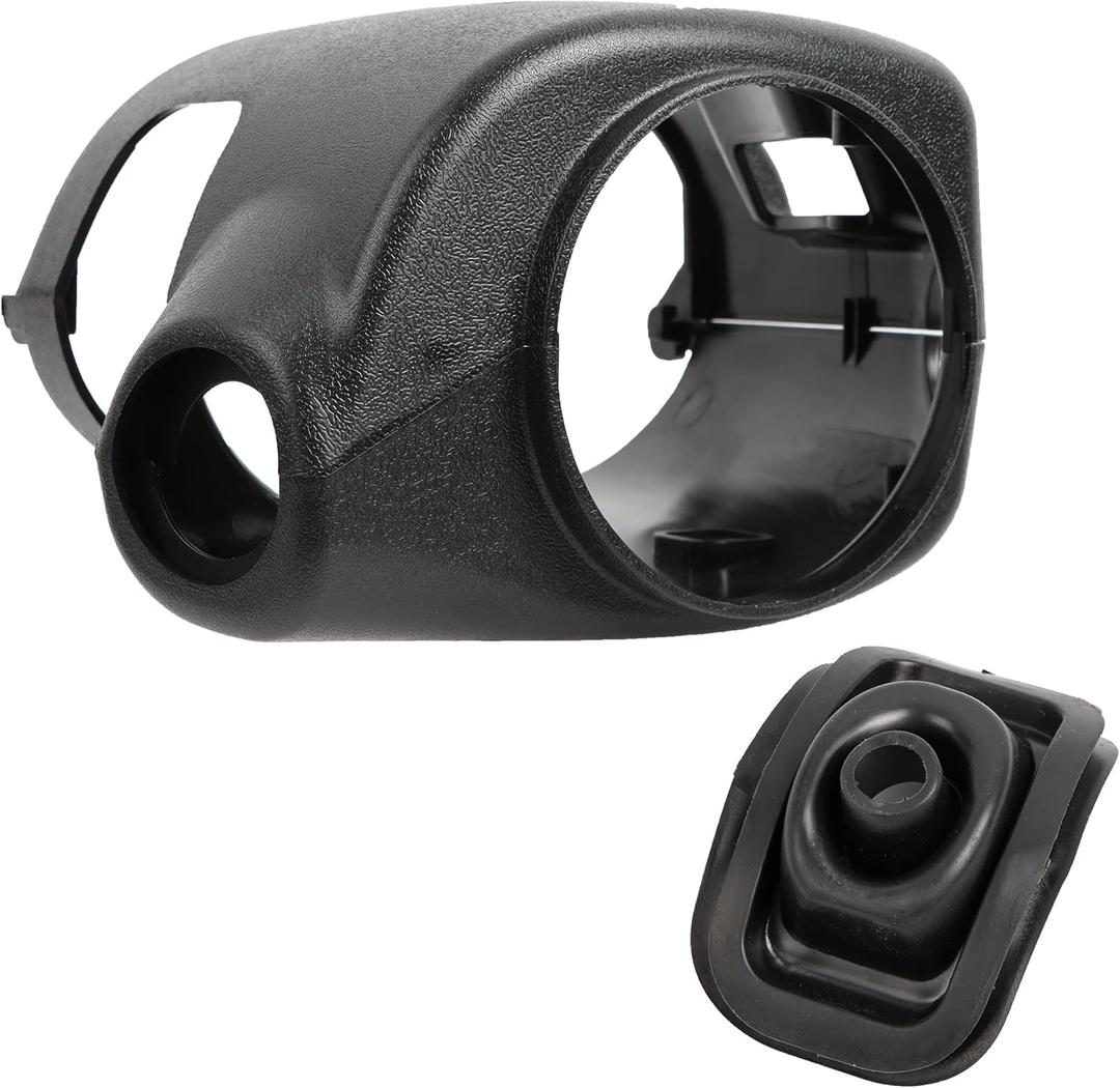 Upper & Lower Steering Column Cover and Shifter Boot Compatible with Chevy Tahoe/Suburban/GMC Yukon/Escalade Fits 2000-2002 Models, Replace 26072993/26078127