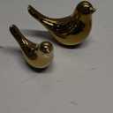 Small Animal Birds Statues Home Decor Modern Style Gold Decorative Ornaments for Living Room, Bedroom,Cabinets, Office Desktop (2 Pack)