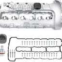 MITZONE N54 Aluminum Valve Cover kit Compatible with 2007-2016 BMW 1 series M 135i 335i 335is 535i 535xi 740i 740Li x6 z4 xDrive 3.0L with Turbo Replace 11127565284