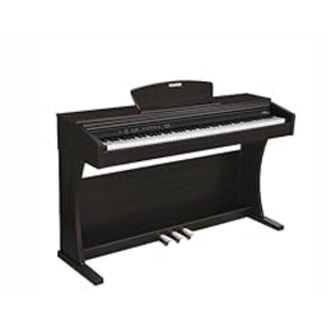 Donner DDP-300 Digital Piano with 88 Graded Hammer Action Weighted Keys, Record, Bluetooth, 10 Voices, 4 Reverb, Speakers, Professional Full Fize Key Keyboard Electric Dark Rose