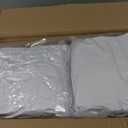 100 Pcs White Washable Removable Universal for Wedding Party Dining Banquet Polyester Spandex Stretch Slipcovers Chair Covers
