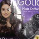 LIGOLIG Hair Difuser Attachment Universal Diffuser Hair Dryer for 1.4-inch to 2.4- inch Blow Dryer, Hair Diffuser for Curly Hair and Natural Wavy Hair (Black)