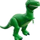Mattel Disney and Pixar Toy Story Talking Dinosaur Action Figure with Movng Arms, Roarin Laughs Rex Dino Toy, 10.8-inch T Rex with 40+ Sounds & Phrases