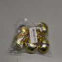 Inheming 6 PCS Gold Eggs, Empty Plastic Easter Eggs, Fillable Eggs for Candy, Chocolate, Money and Stuff, Easter Egg Hunts