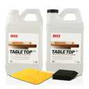 MAS Epoxies Table Top Pro Epoxy Kit, 1-Gallon, (0.5-Gal Part A + 0.5-Gal Part B) Crystal Clear Resin Casting for DIY Arts, Crafts, Countertops, Wood Tables, Tabletops, Bar Tops