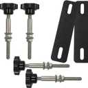 Traction Board Mounting Kit, Easy-to-Install Recovery Board Mount, Universal Fit 4.72"–6.69" Hole Spacing, Mount Pins for Roof Rack, Truck Bed, X-Bull & More