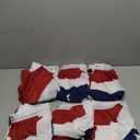 Flaglink 1.5x3Ft American Pleated Fan Flag Width Approx 90cm - US Patriotic Half Fan Bunting Flag 6 PACK