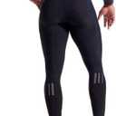 PEARL IZUMI Men's Thermal Tights, Water-Repellent & Insulated with Safety Elements & High-Stretch, No Pad Included (Black, L)