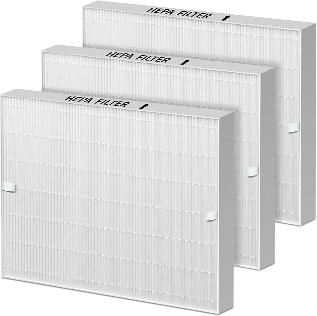 AP-1512HH Filter Compatible with Coway Airmega AP-1512HH, AP-1512HH-FP, AP-1518R, AP-1519P, and 200M Series Air Purifiers, Part # 3304899 (3 HEPA)
