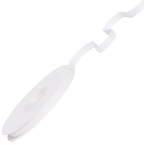 Ribest Off White Velvet Ribbon 5/8 Inch Continuous 10 Yards Christmas Ribbon for Gift Wrapping Wreath Christmas Tree Party Decoration Crafts Home Decor Bouquets Pack of 2