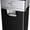 BONSEN 16-Sheet Heavy Duty Paper Shredder for Office, 60-Minute Running Time Cross-Cut CD Shredder with 60dB Low-Noise, 5.3-Gallon Pull Out Bin, Anti-Jam & Quiet Shredder for Home Office (S3102)
