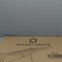 Smartsome | Wall Mounted | Clothes Drying Rack | 30" Wide | 20 Linear Feet Capacity | 8 Smooth Round Stainless Steel Rods | 60 lb Capacity | Fully Assembled | Compact Sturdy Space-Saving Design