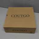 Coutgo Womens Buckle Strap Ankle Booties Kitten Low Heel Pointed Toe Y2K Boots Side Zipper Fall Shoes (Size: 7)