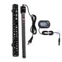 MQ Submersible Aquarium Heater Auto Thermostat, 300W Fish Tank Heater for 35-60 Gallon with LCD Digital Aquarium Thermometer, Shatter-Proof and Blast-Proof