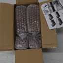 AORYVIC Solid Wood Legs for Furniture, L-Shaped Bed Risers, Furniture Legs for Sofa Couch Dresser Cabinet Table, Couch Sofa Feet, Furniture Risers, Bed Lifters 4 Pack (2 inch, Brown)